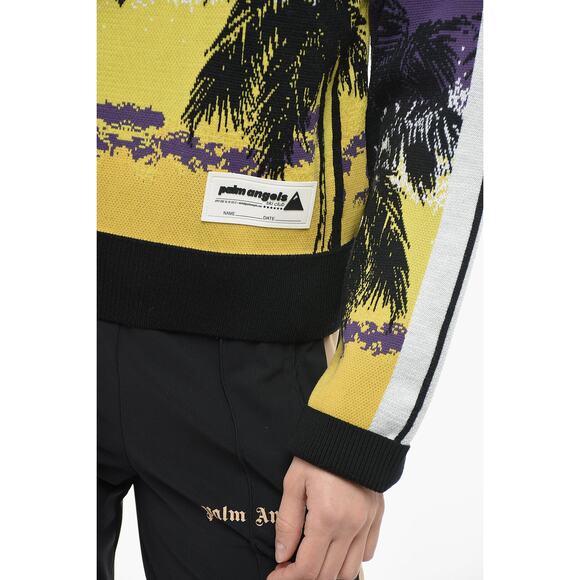 Palm Angels palm sunset turtleneck sweater Size large - Picture 3 of 7